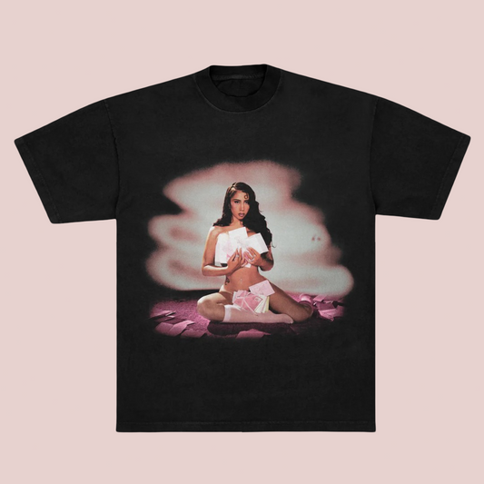 Kali Uchis Tour Merch - Sincerely, Tour Date Black Tee