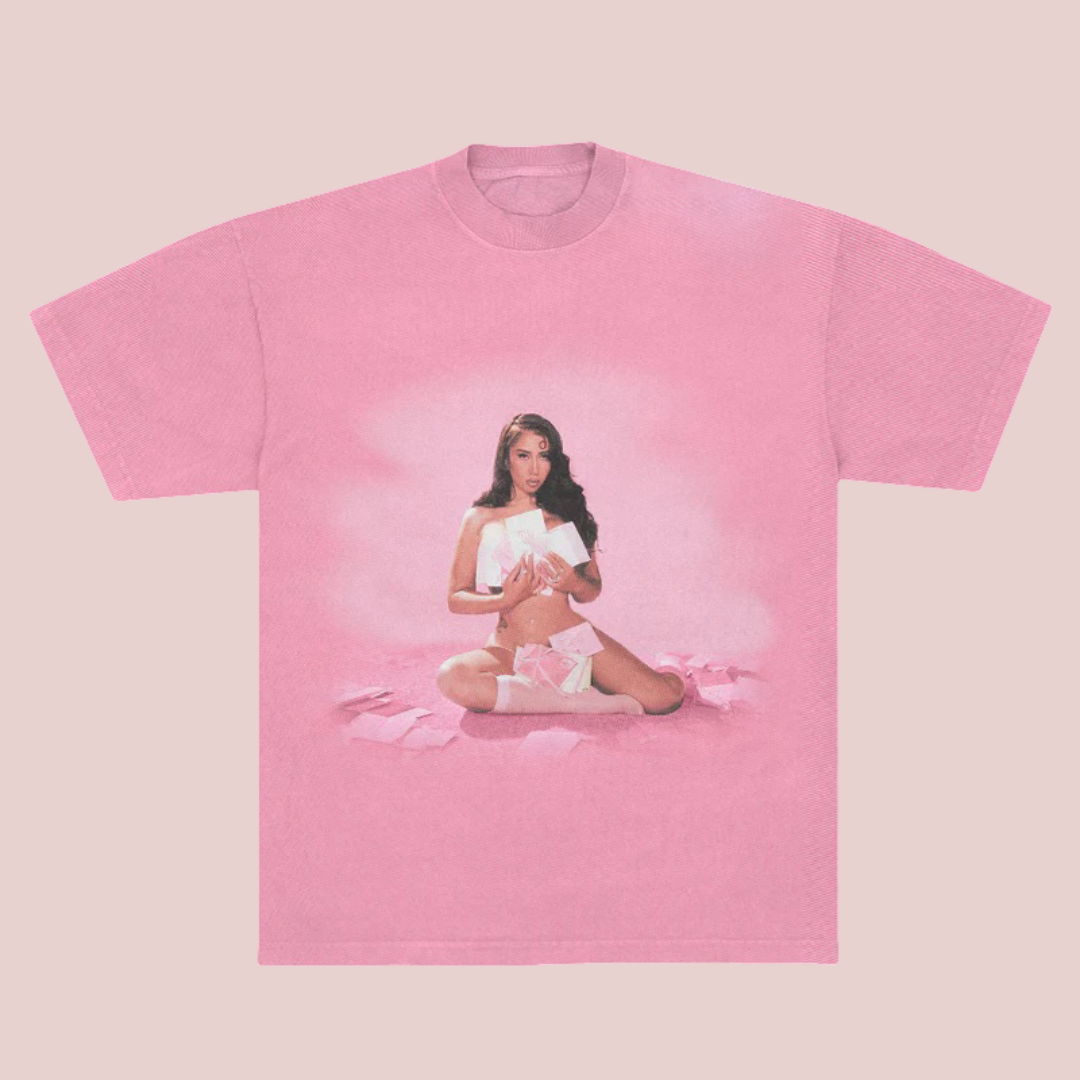 Kali Uchis Tour Merch - Sincerely, Tour Pink Date Tee